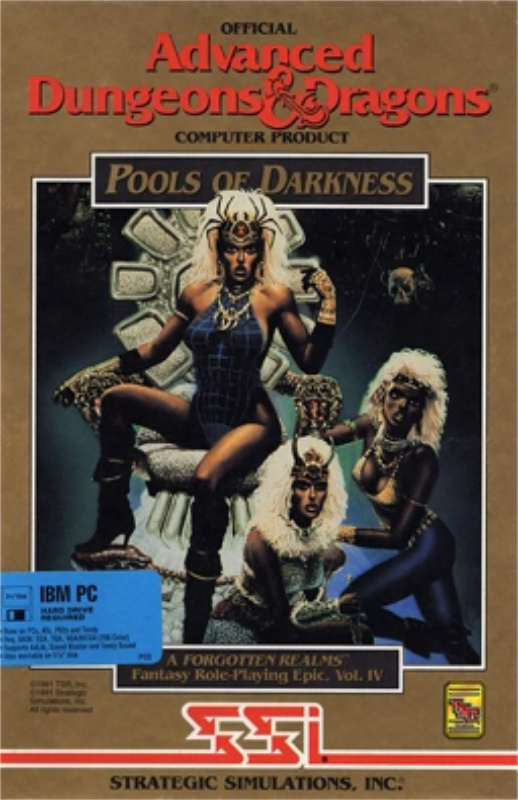 pools of darkness game box